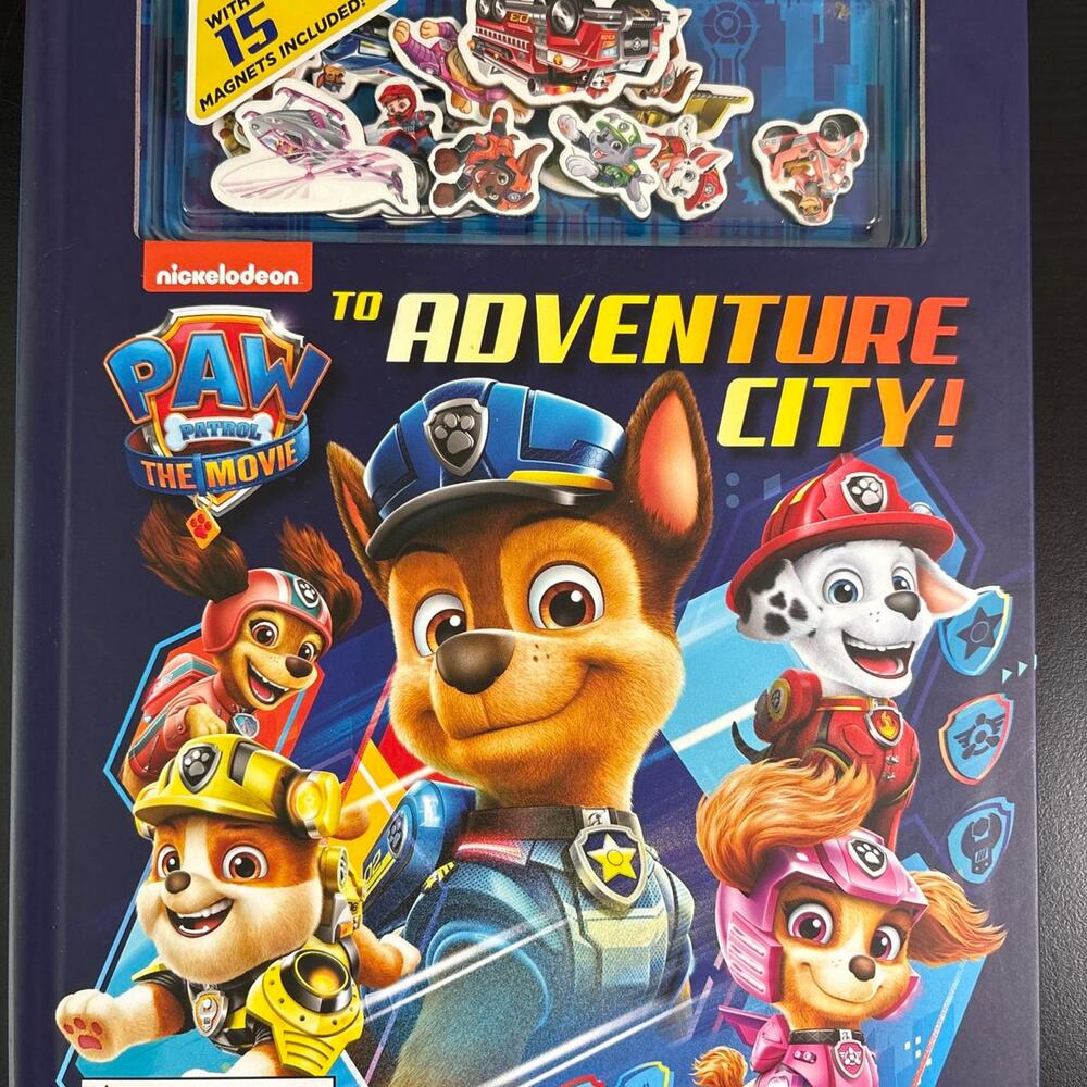Paw patrol magnetic book with